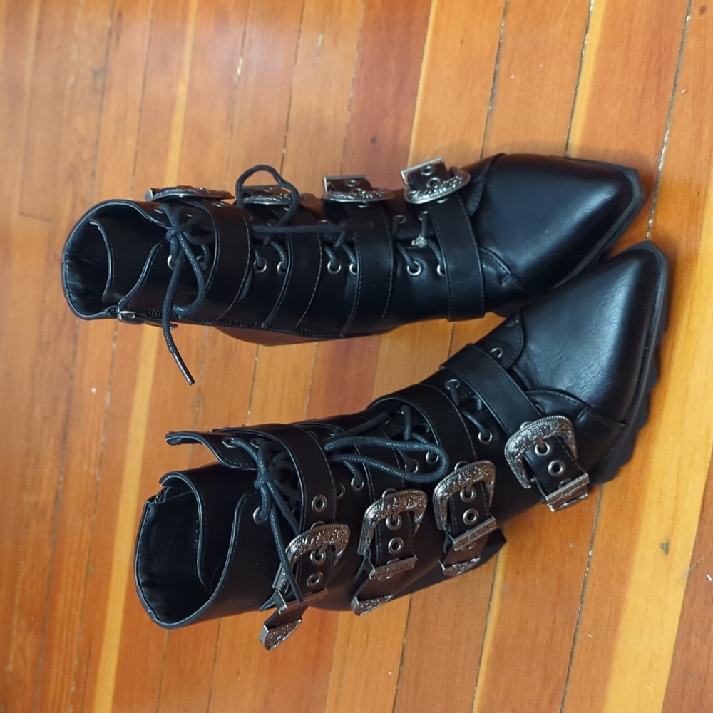 Brand New Dolls Kill Boots - Picture 3 of 8
